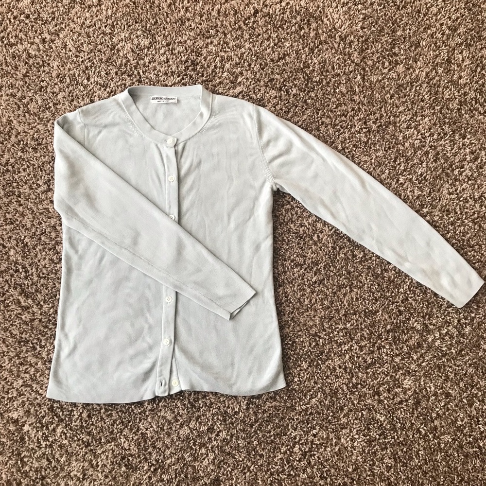 Giorgio Armani silk cardigan